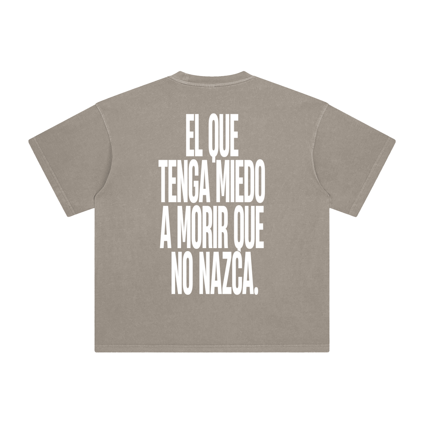 El Que Tenga Miedo a Morir Brown Tee