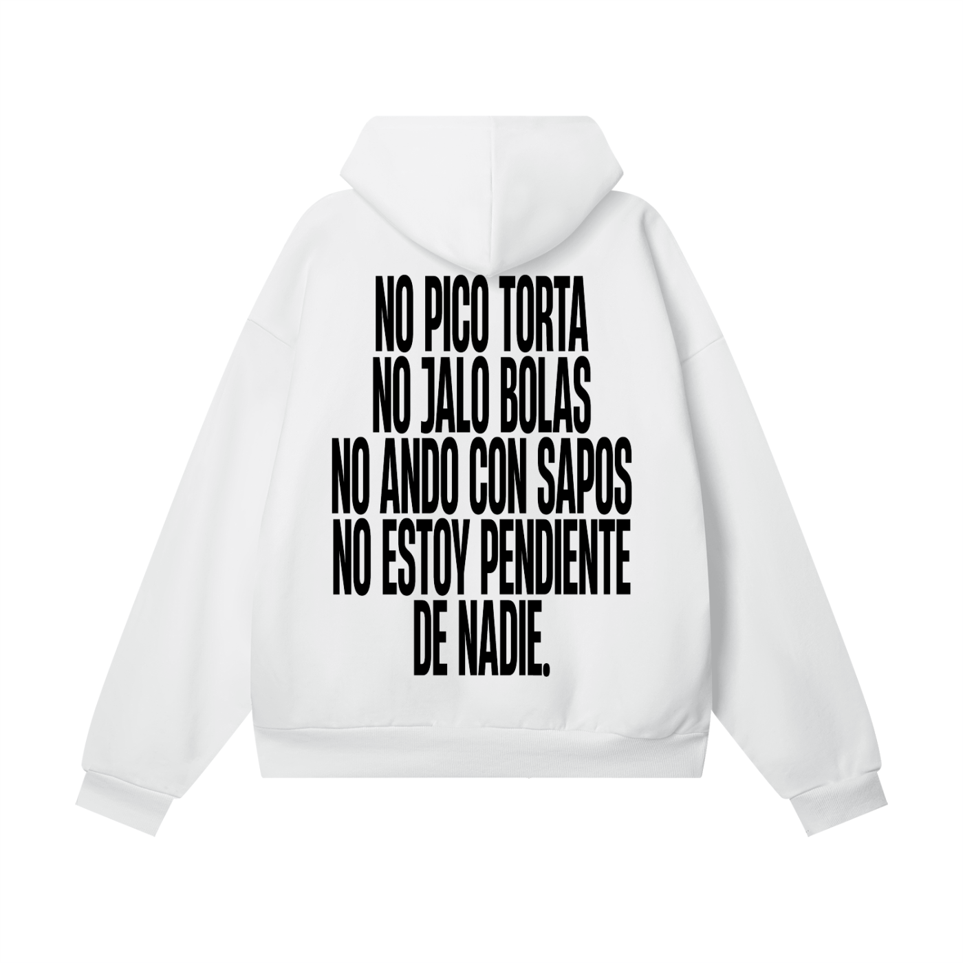 No Pico Torta Classic White Hoodie