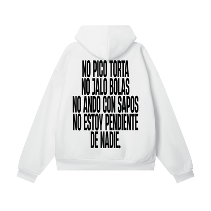 No Pico Torta Classic White Hoodie