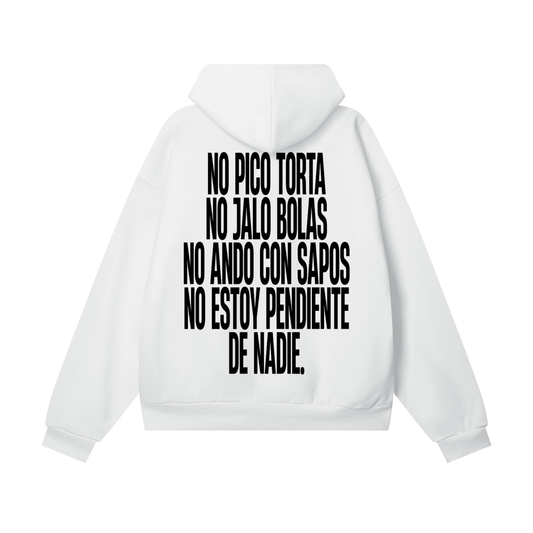 No Pico Torta Classic White Hoodie