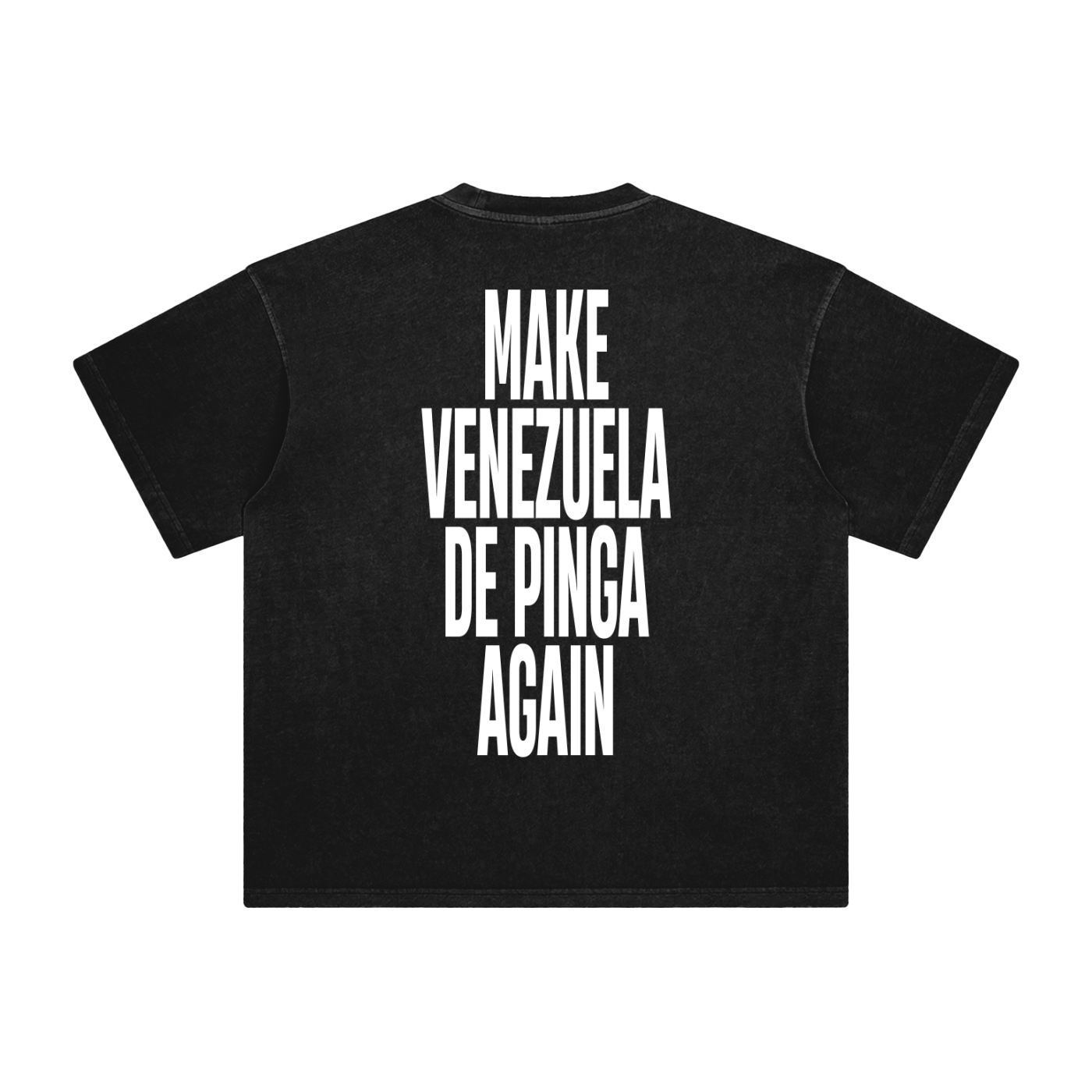Make Venezuela De Pinga Again Black Tee