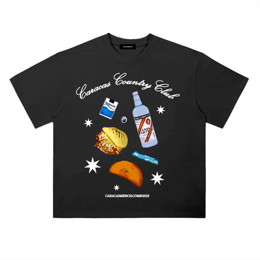 Caracas Country Club Black Tee