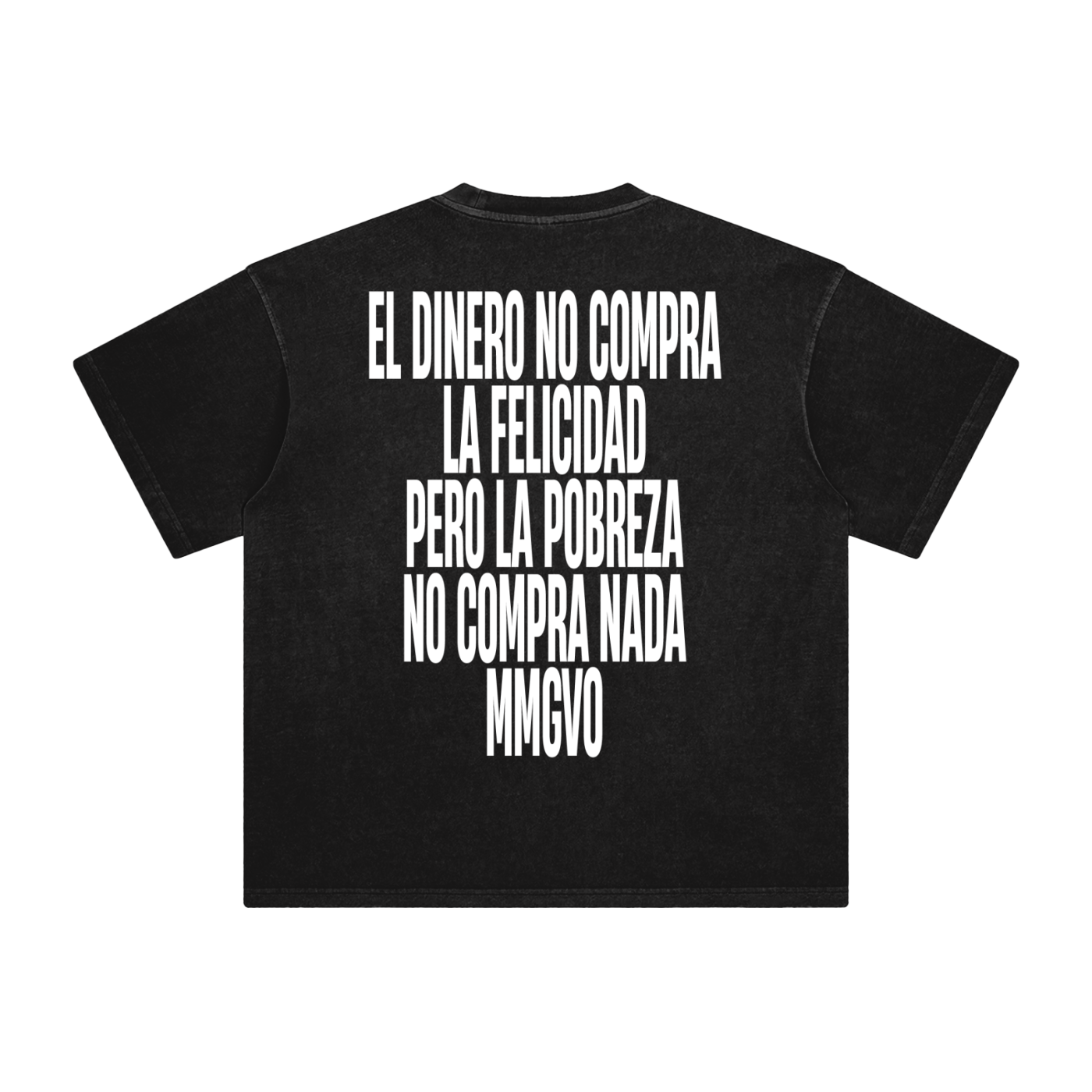 El dinero no compra la felicidad Black Tee