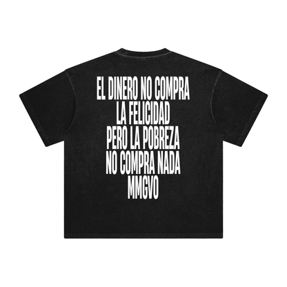 El dinero no compra la felicidad Black Tee
