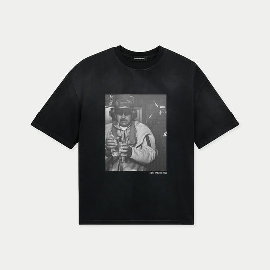 3 de Enero Black Tee