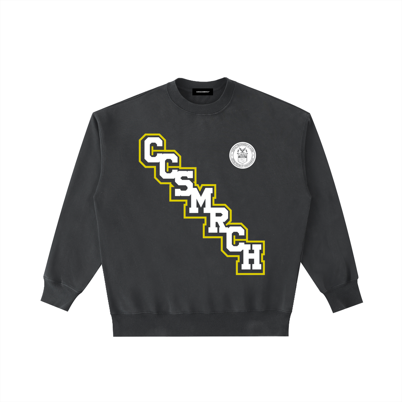 CCSMRCH Black Crewneck