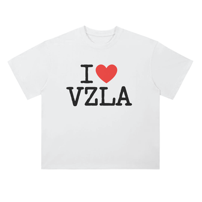 I Love Vzla White Tee