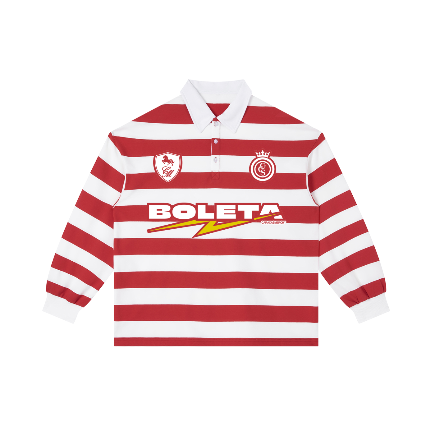 Boleta Long Sleeve Polo Red