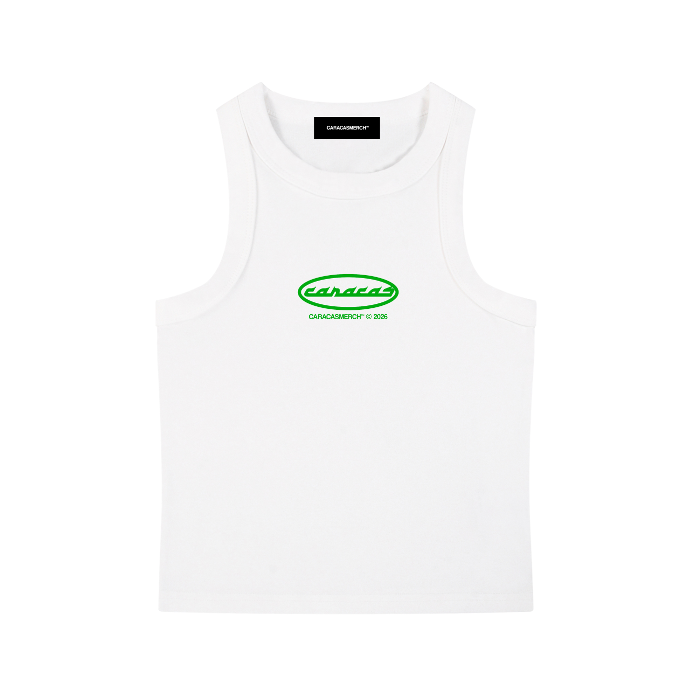 Caracas Green Tank Top