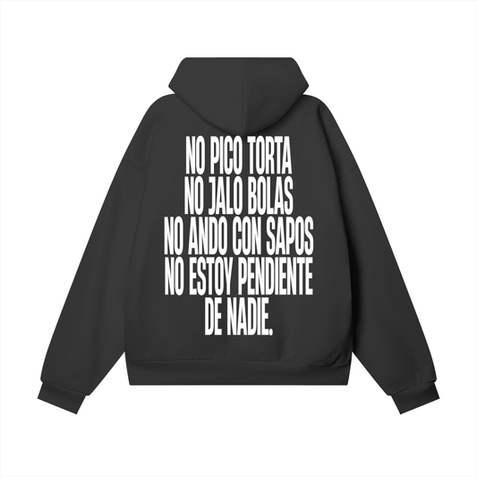 No Pico Torta Classic Black Hoodie