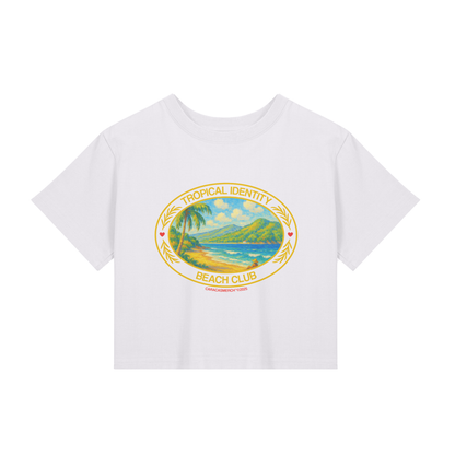 Tropical Identity Cropped Top