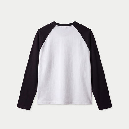 Caracas Merch Langarmshirt Weiß Schwarz