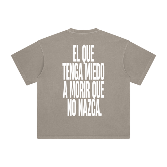 El Que Tenga Miedo a Morir Brown Tee
