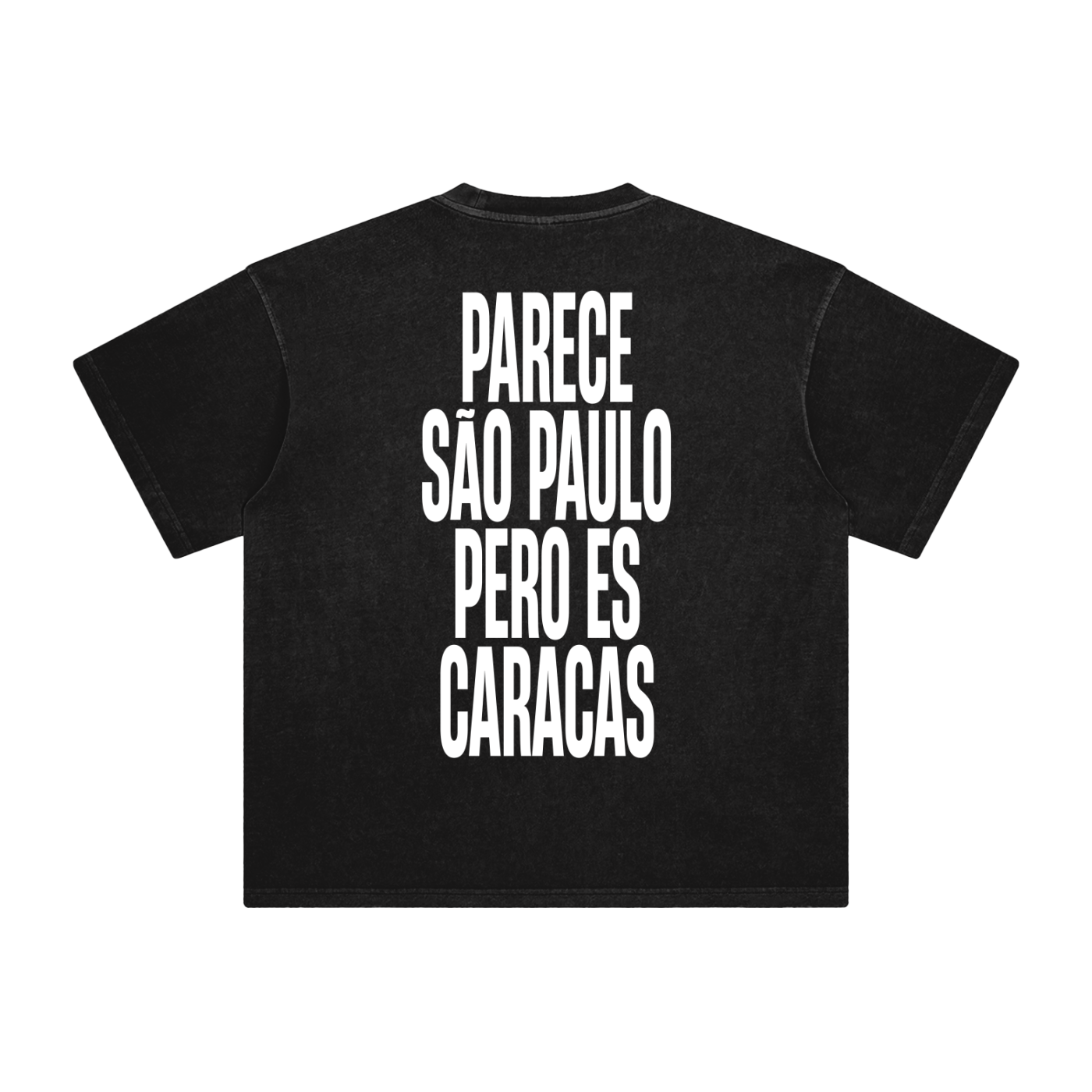 Parece São Paulo Black Tee