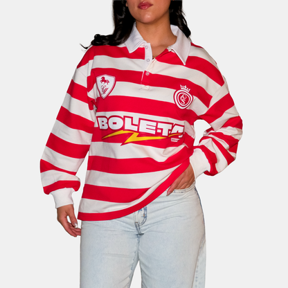 Boleta Long Sleeve Polo Red