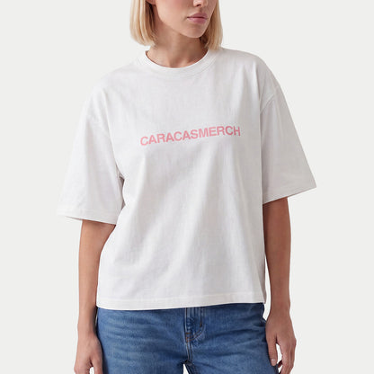 Caracas Merch White Boxy Tee