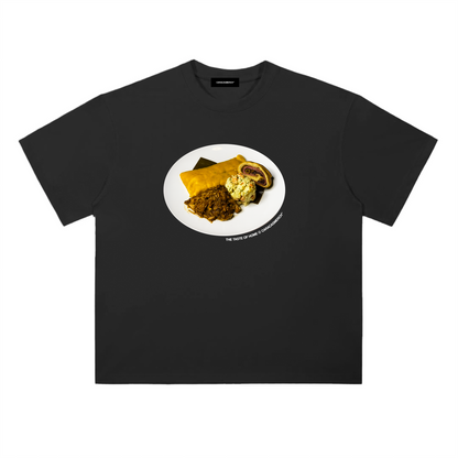 Holiday Plate Black Tee
