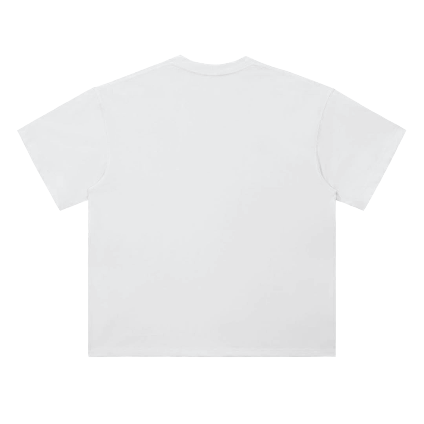Back view of white Salsa Baul Couture with red graphic t-shirt