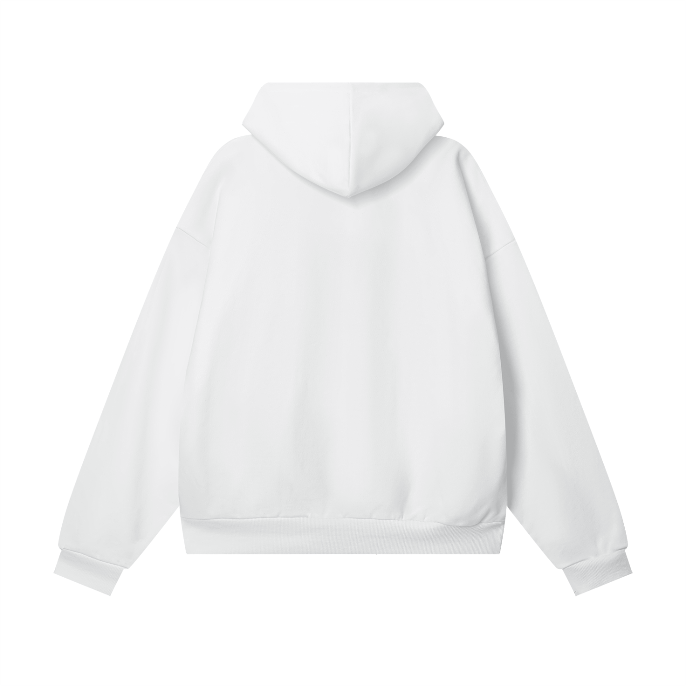3 de Enero Heavyweight White Hoodie