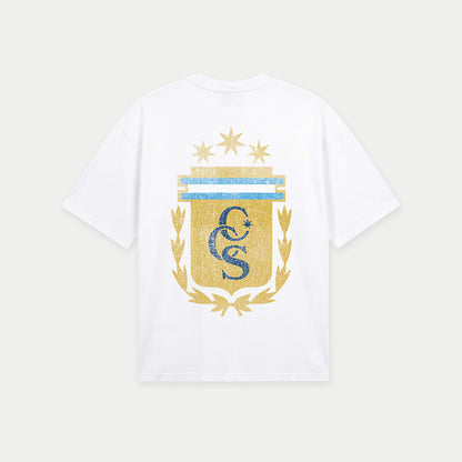 Argentina Vintage White Tee