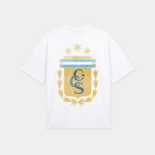Argentina Vintage White Tee