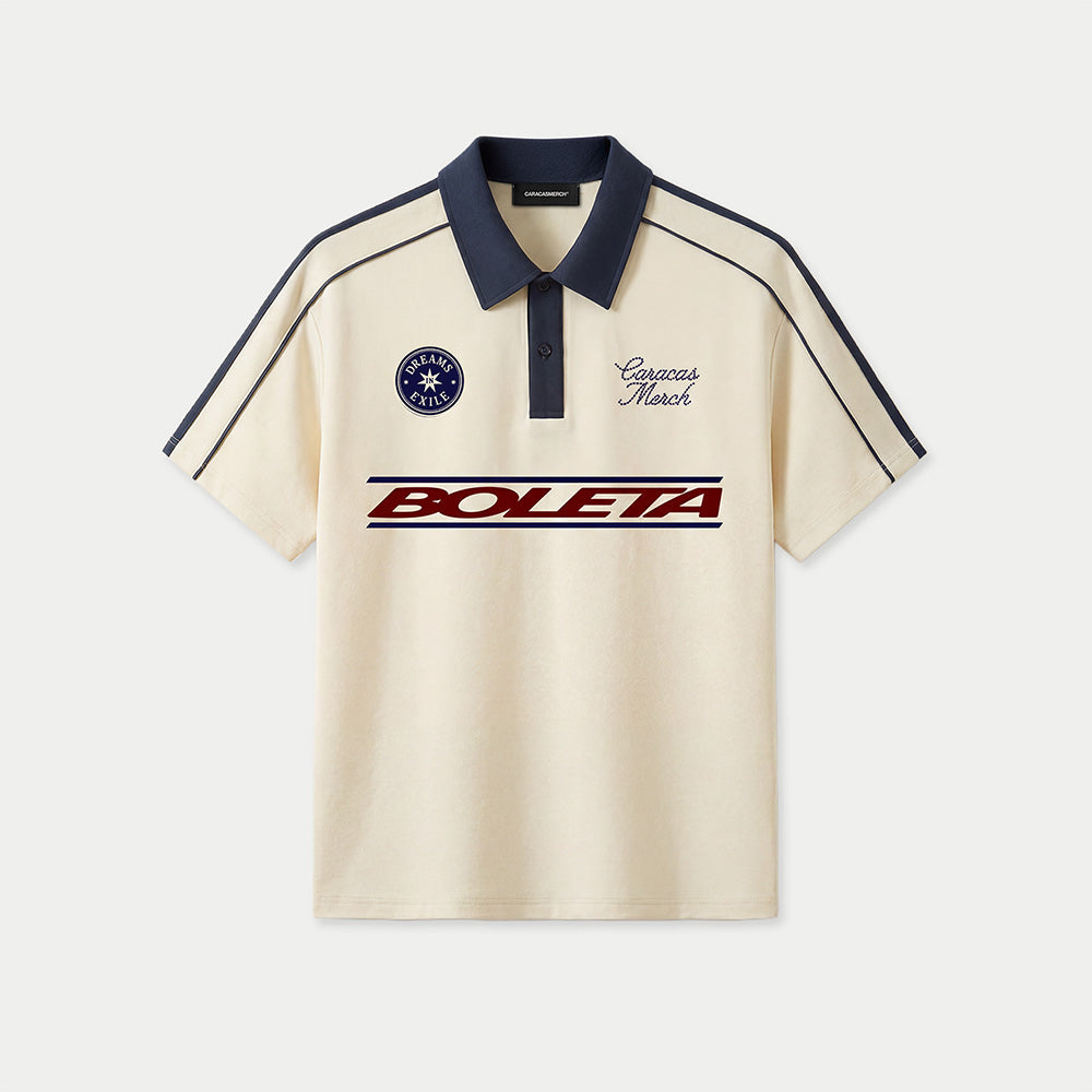 Boleta Beige Soccer Polo Jersey