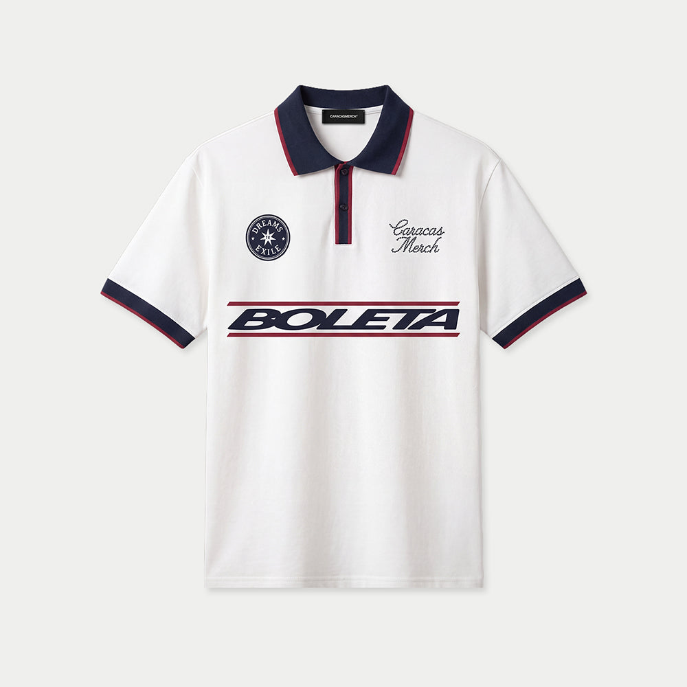 Boleta Two Tone White Polo Jersey