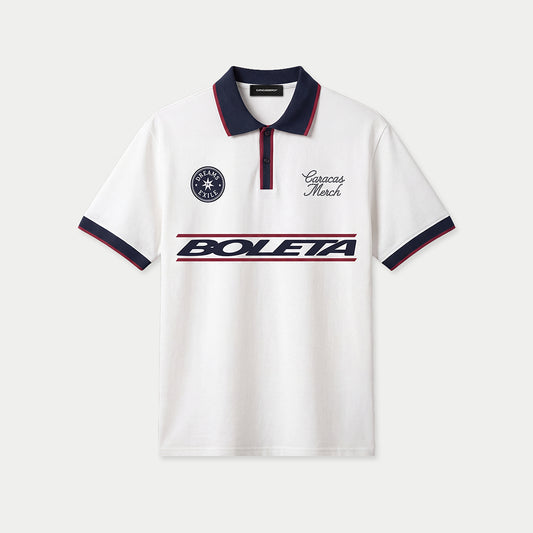 Boleta Two Tone White Polo Jersey