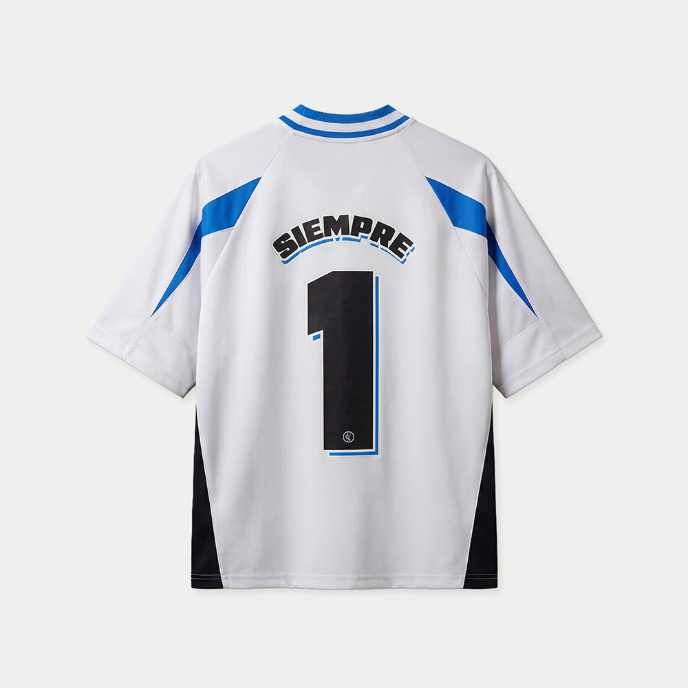 White Boleta jersey by caracas merch back view