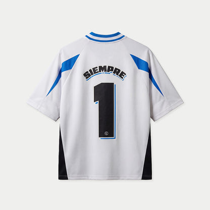 White Boleta jersey by caracas merch back view