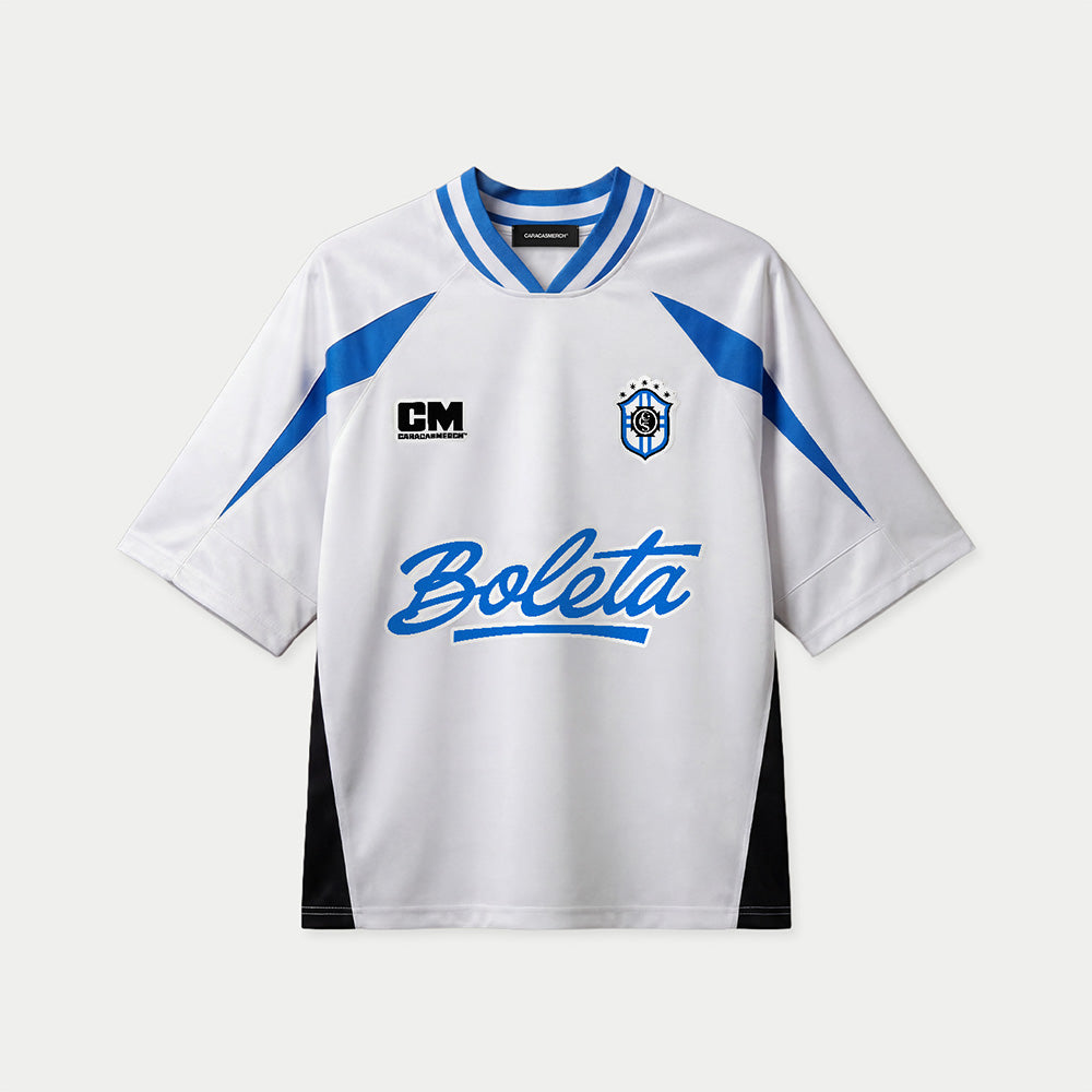 Boleta White Brasil Jersey Boxy