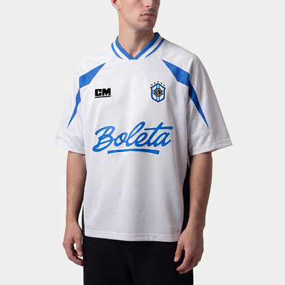 Boleta White Brasil Jersey Boxy