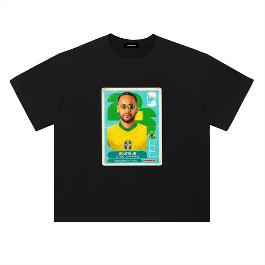 Boleta Jr, Neymar shirt sticker brasil by caracas merch front view
