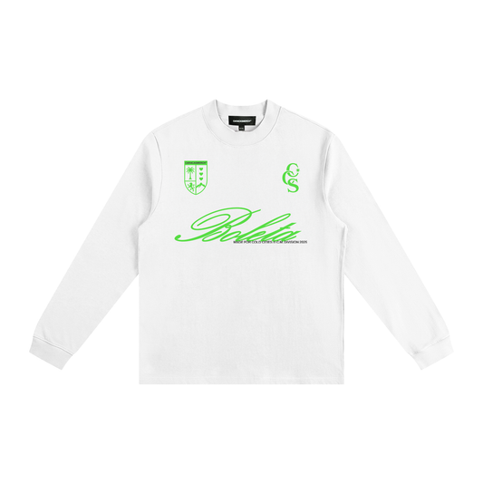 Boleta White Long Sleeve Tee