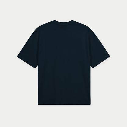 Front view of caracas country club navy graphic t-shirt by Caracas Merch