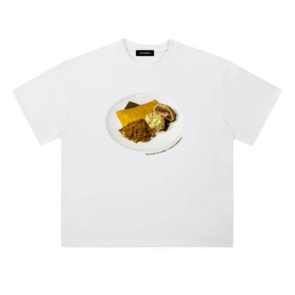 Holiday Plate White Tee