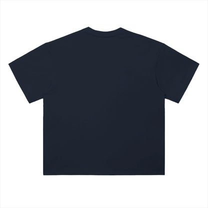 Front view of caracas country club navy graphic t-shirt by Caracas Merch