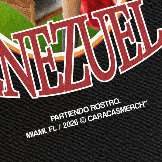 Details Venezuela baseball champions black tee 2026 vintage baseball graphic shirt