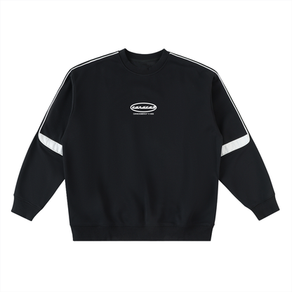 Black Venezuelan streetwear crewneck sweatshirt