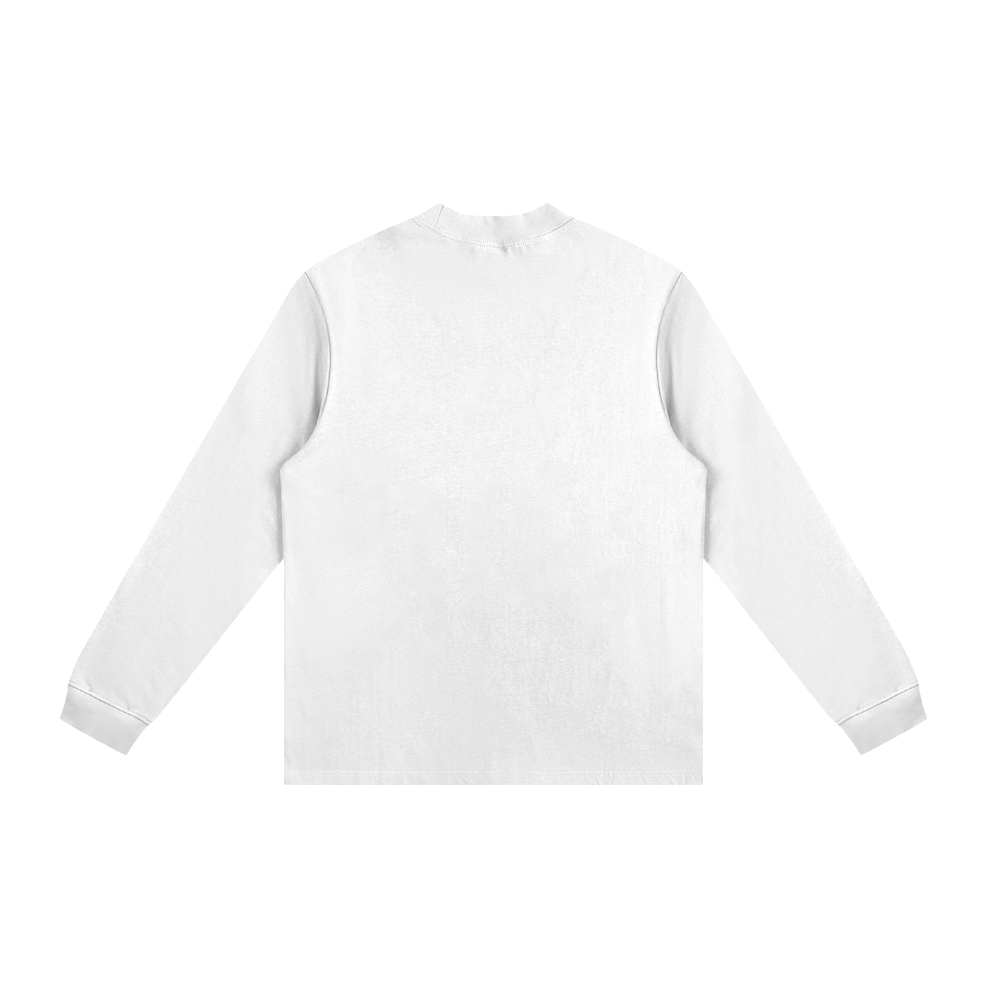 Back view of white Boleta long sleeve shirt by Caracas Merch