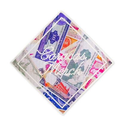 Venezuelan currency inspired multicolor bandana by Caracas Merch