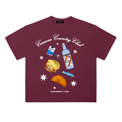 Wine Caracas Country Club graphic t-shirt by Caracas Merch