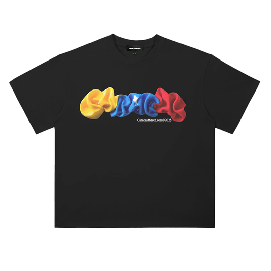Caracas Bandera Black Tee