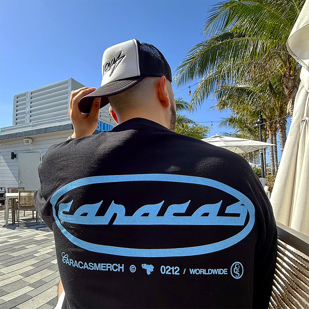 Caracas Archives Black Tee