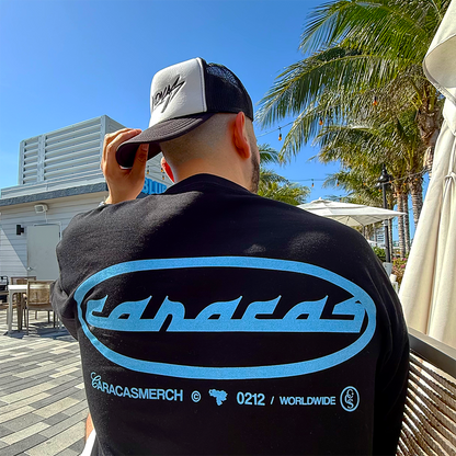 Caracas Archives Black Tee