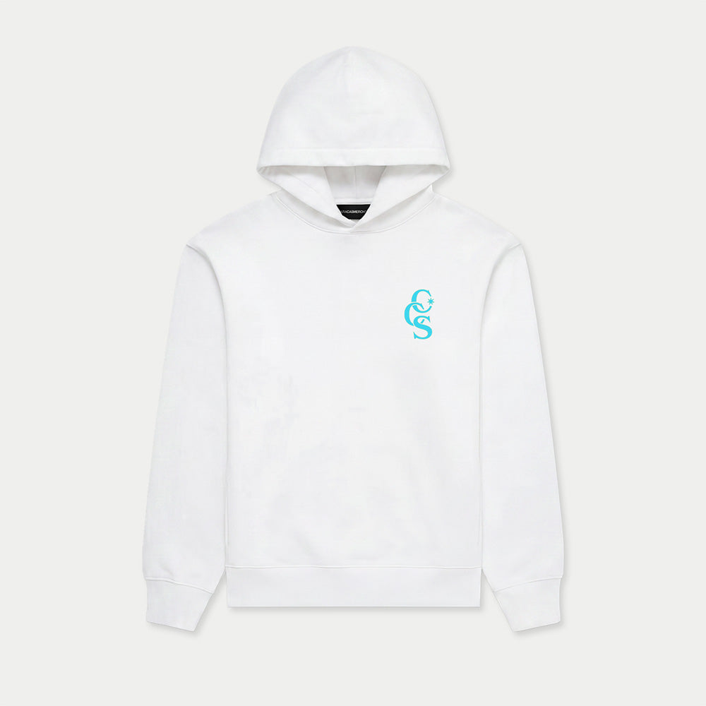 CCS Monogram Hoodie blue front print Caracas Merch streetwear hoodie