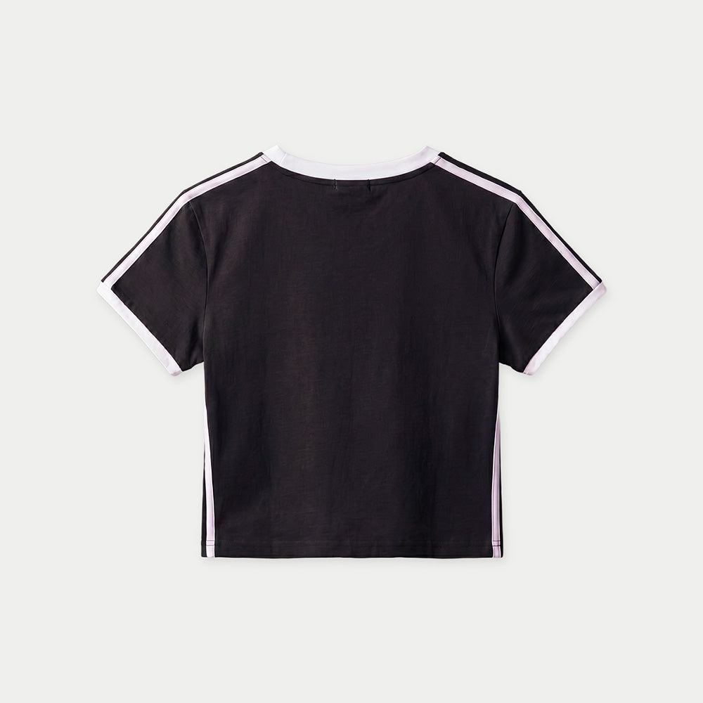 Caracas Merch Black Soccer Crop Tee