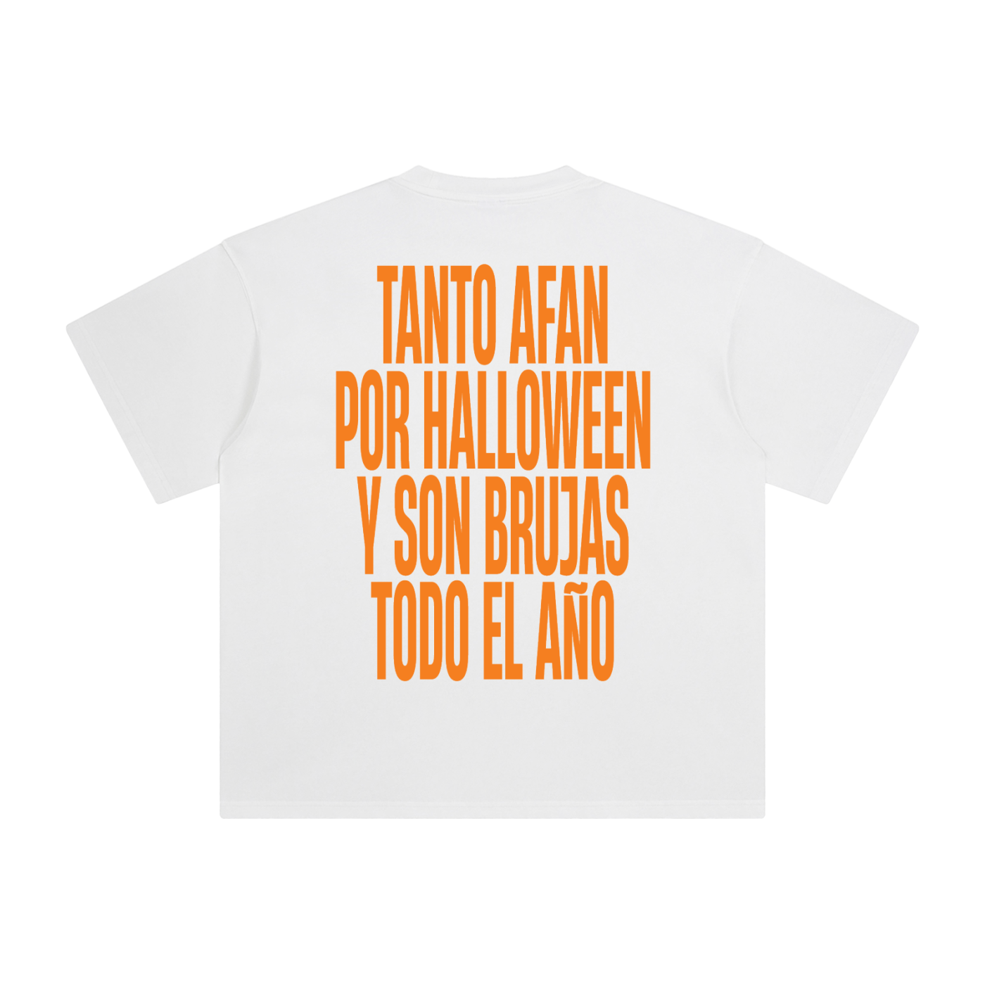 Tanto afan por halloween White Tee