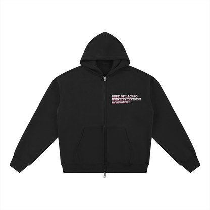 Dept of Lacreo Zip-Up Hoodie