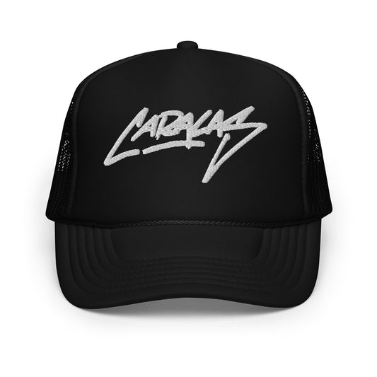 gorra de caracas trucker hat negra black venezuela